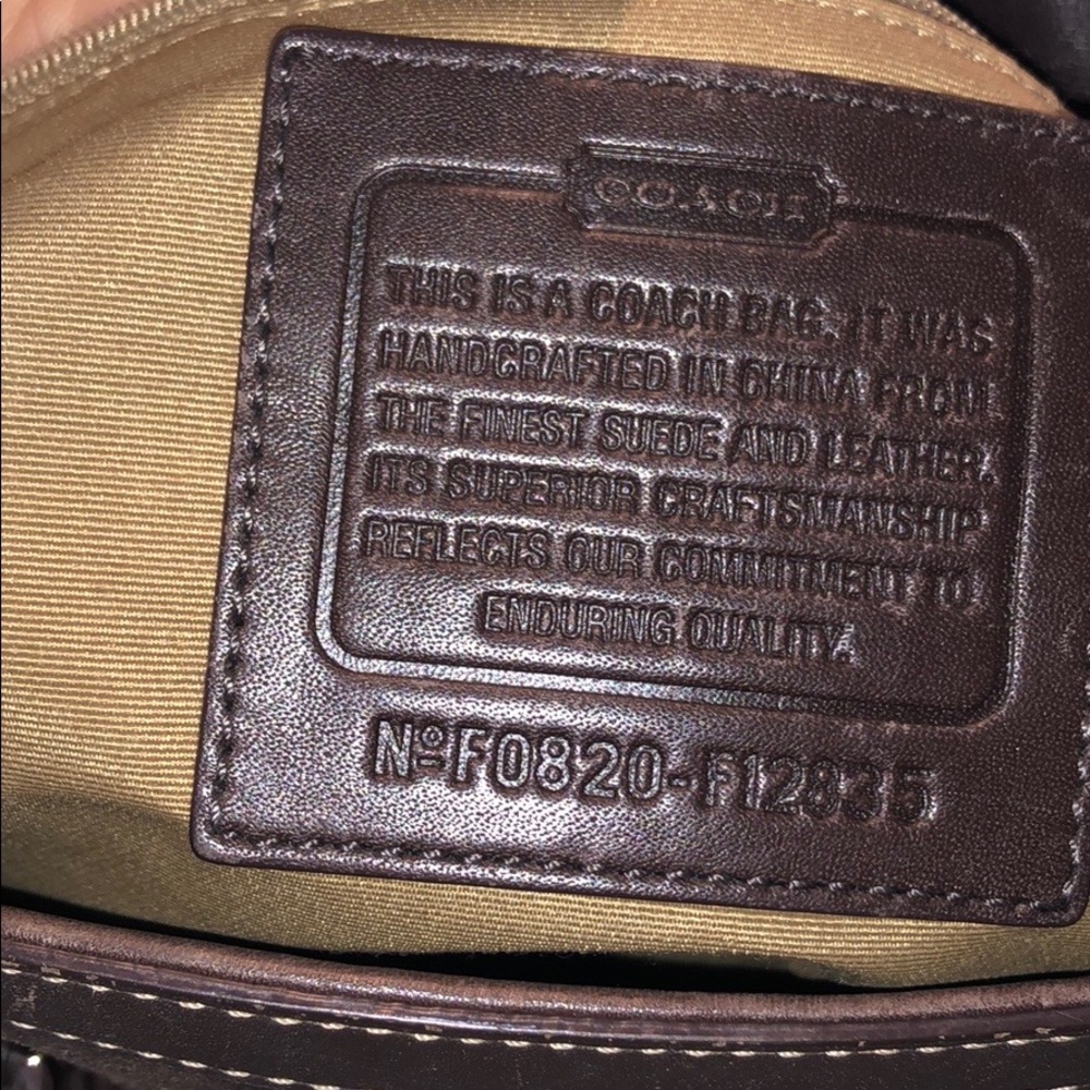 Used bag by coach size 12x12x4 - Picture 7 of 13